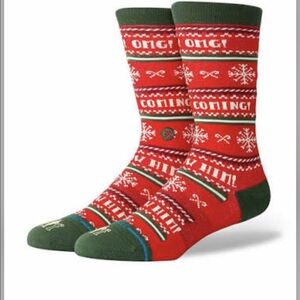Stance Red and Green Holiday Socks